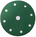 00314 Абразивний диск 3М на липучці D150мм, 8+1 отворів, зелений, Р100 Hookit