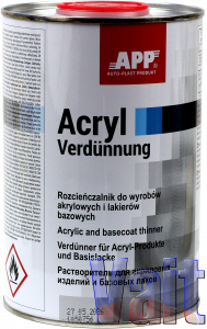 Купить 030100 Розчинник нормальний APP до акрилових та базових продуктів <APP-2K-Acryl-Verdünnung-AVN> нормальний, 1л - Vait.ua