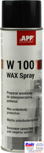 Купить 050501 Воскова маса для захисту шасі в аерозолі <W 100 Wax> антрацит, 500мл - Vait.ua