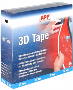Купить 070351 Поролоновий самоклеючий валик для прорізів АРР-3D Tape, D13мм, 5м - Vait.ua