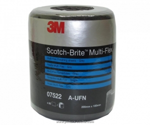 Купить 07522 Абразивний рулон 3M Scotch-Brite MX-SR U SFN (сірий) з перфорацією, 102мм х 203мм х 60шт - Vait.ua