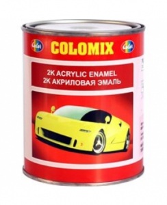 Купить 456 Акрилова 2К автоемаль Colomix "Темно-синя" (1л) в комплекті з затверджувачем (0,5л) - Vait.ua