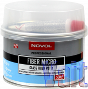Шпатлёвка Novol FIBER MICRO со стекловолокном, 0,5 кг