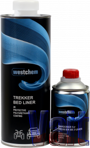 Купить 14083, Westchem, TREKKER BED LINER Високоміцне поліуретанове захисне покриття під колеровку, 790+210гр - Vait.ua