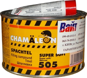 Купить Універсальна м'яка поліефірна шпаклівка 505 Chamaleon Super Soft, 0,25 кг - Vait.ua