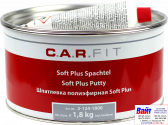 2-124-1800, C.A.R.FIT, Soft Plus Putty, 2K Поліефірна м'яка шпаклівка середньої щільності, що наповнює, 1,8кг