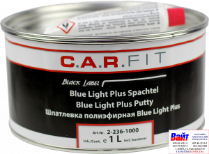 Купить 2-236-1000, C.A.R.FIT, Blue Light Plus, 2K Поліефірна шпаклівка полегшена фінішна, 1,0кг - Vait.ua