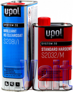 Купить S2081/1 Лак HS Performance Clear 2:1 U-POL, 1л + затверджувач S2032_M, 0,5л - Vait.ua