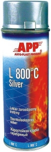 Купить 210433 Жаростійка аерозольна емаль APP L 800°С, срібляста (400 мл) - Vait.ua