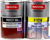 Эпоксидный грунт 1+1 NOVOL PROTECT 360 (0,8л) + отвердитель H5950 (0,8л)