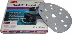 Купить 50535 Абразивний диск 3M Hookit серії 337U Hard E-coat сріблястий для заводських грунтів, діам. 150 мм, Р320 - Vait.ua