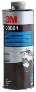 Купить 08881 Антигравійне текстурне покриття 3M на водній основі, що фарбується 1л, чорне - Vait.ua