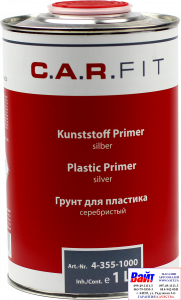 Купить 4-355-1000, C.A.R.FIT, Plastic Primer, Грунт для пластика, серебристый, 1,0л - Vait.ua