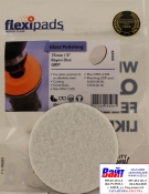 Войлочный диск для полировки стекол Flexipads Ø 75мм, стойкий к износу, крепление липучка