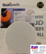 Войлочный диск для полировки стекол Flexipads Ø 135мм, стойкий к износу, крепление липучка