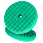 50874 Двухсторонний поролоновый полировальный круг 3M 216мм, рельефный, зеленый QC