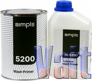Купить 551551, Simple, WASH PRIMER Грунт антикорозійний кислотний протравлюючий. Бежевий, 0.8 л + 0.4л - Vait.ua