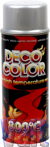 Купить Deco Color Фарба термостійка, aluminium, аерозоль 400мл - Vait.ua