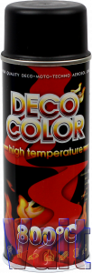 Купить Deco Color Фарба термостійка, black, аерозоль 400мл - Vait.ua