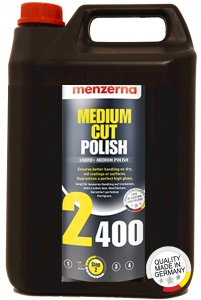 Купить Рідкіша полірувальна паста середнього зерна «MENZERNA» Medium Cut Polish 2400, 5л / 5,3кг - Vait.ua