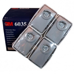 Купить 3M™ 6035 Р3 Протиаерозольний фільтр підвищеної ефективності, пластиковий корпус - Vait.ua