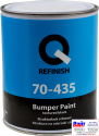70-435-1001, Q-Refinish, Фарба для бамперів, Bumper Paint Textured чорна, 1,0л