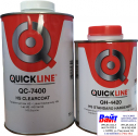 2К акрил - уретановий швидковисихаючий лак QuickLine HS QC-7400 (1л) + затверджувач QH-4420 (0,5л)
