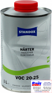 Купить Standox Hardener VOC 20-25, Затверджувач, (1л), 02079309, 79309, 4024669793093 - Vait.ua