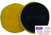 Полірувальний диск Mirka Pro Ø 150 мм із натуральної овчини (на липучці), жовтий