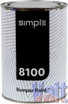 825351, Simple, BUMPER PAINT Структурная краска для бамперов, черная, 0.8 л