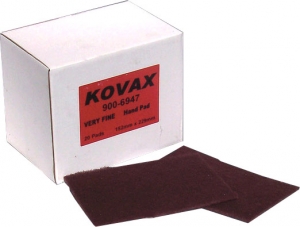 Купить Матуючий лист скотч-брайт KOVAX Very Fine, 152мм х 229мм, червоний - Vait.ua
