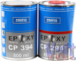 CP394 + CP294 , Profix, Эпоксидный грунт - наполнитель, CP394 Epoxy 2К HS 1:1, 0,8 л + 0,8 л, серый