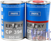 CP394 + CP294 , Profix, Эпоксидный грунт - наполнитель, CP394 Epoxy 2К HS 1:1, 0,8 л + 0,8 л, серый