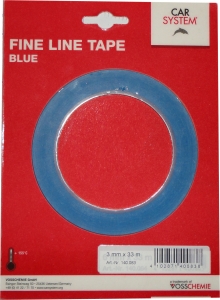 Купить Маскировочная контурная лента Fine-Line Tape Carsystem для дизайна (155°C), 3 мм х 33 м  - Vait.ua