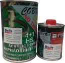 Грунт акриловий 2К 4+1 Cobra Acrylic Primer HS, сірий, 1л + затверджувач 0,25л