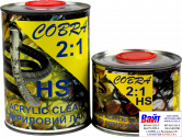 Cobra Clear HS Лак Акриловий HS, 1л + затверджувач 0,5л