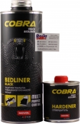 COBRA Truck Bedliner Защитное покрытие со структурным эффектом на базе полиуретановых смол 2K (0,6 л + 0,2л), черное