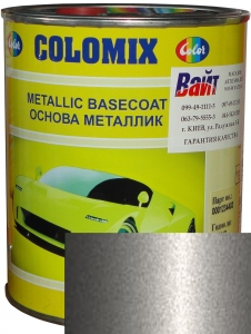 Купить 690 Емаль базова з ефектом металік COLOMIX "Сріблястий буран", 1л - Vait.ua