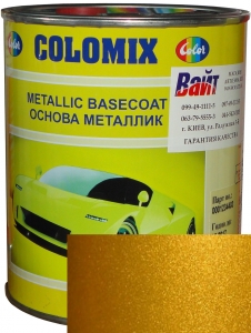 Купить 245 Емаль базова з ефектом металік COLOMIX "Золота нива", 1л - Vait.ua