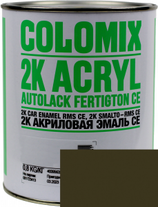 Купить 40092532, COLOMIX 2K Акрилова емаль, 303 ХАКІ, 0,8 кг у комплекті з затверджувачем 0,14 кг - Vait.ua