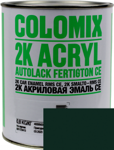 Купить 40096132, COLOMIX 2K Акрилова емаль, 307 ЗЕЛЕНИЙ САД, 0,8 кг у комплекті з затверджувачем 0,14 кг - Vait.ua