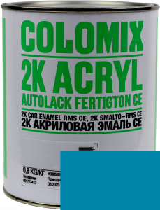 Купить 43859532, COLOMIX 2К Акрилова емаль, 425 АДРІАТИКА, 0,8 кг у комплекті з затверджувачем 0,14 кг - Vait.ua