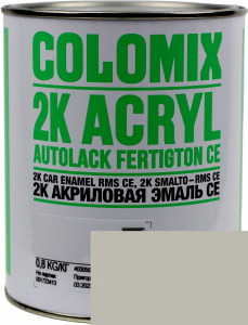 Купить 40098732, COLOMIX 2K Акрилова емаль, RENAULT QNW BLANC ALBATRE, 0,8 кг у комплекті з затверджувачем 0,14 кг - Vait.ua