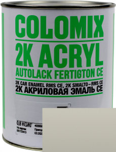 Купить 40098832, COLOMIX 2K Акрилова емаль, RENAULT QXB BLANC, 0,8 кг у комплекті з затверджувачем 0,14 кг - Vait.ua