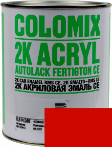 Купить 40095132, COLOMIX 2K Акрилова емаль, MAZDA SQ BLAZE RED, 0,8 кг у комплекті з затверджувачем 0,14 кг - Vait.ua