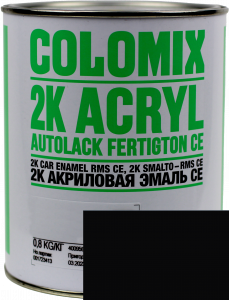 Купить 40098932, COLOMIX 2K Акрилова емаль, TOYOTA EXY SICILY BLACK, 0,8 кг у комплекті з затверджувачем 0,14 кг - Vait.ua