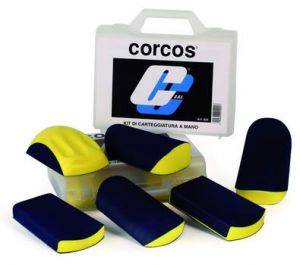 Купить Набір шліфків адаптерів Corcos (6 шліфків у наборі), 70х120мм, кріплення "липучка" - Vait.ua