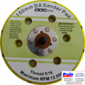 Диск-підошва універсальна DDCars D150 мм, 5/16” для шліфувальних машинок (6 отворів)
