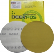 Круг абразивный Deerfos GOLD VELCRO, D150mm, без отверстий, P100