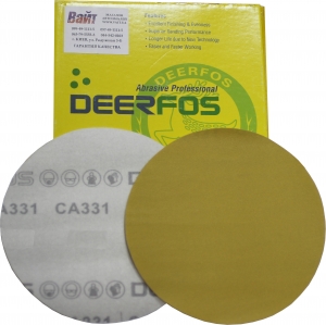 Купить Круг абразивний Deerfos GOLD VELCRO, D150mm, без отворів P240 - Vait.ua
